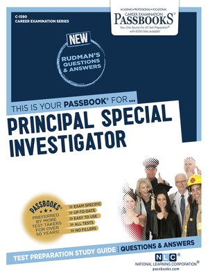 cover image of Principal Special Investigator
